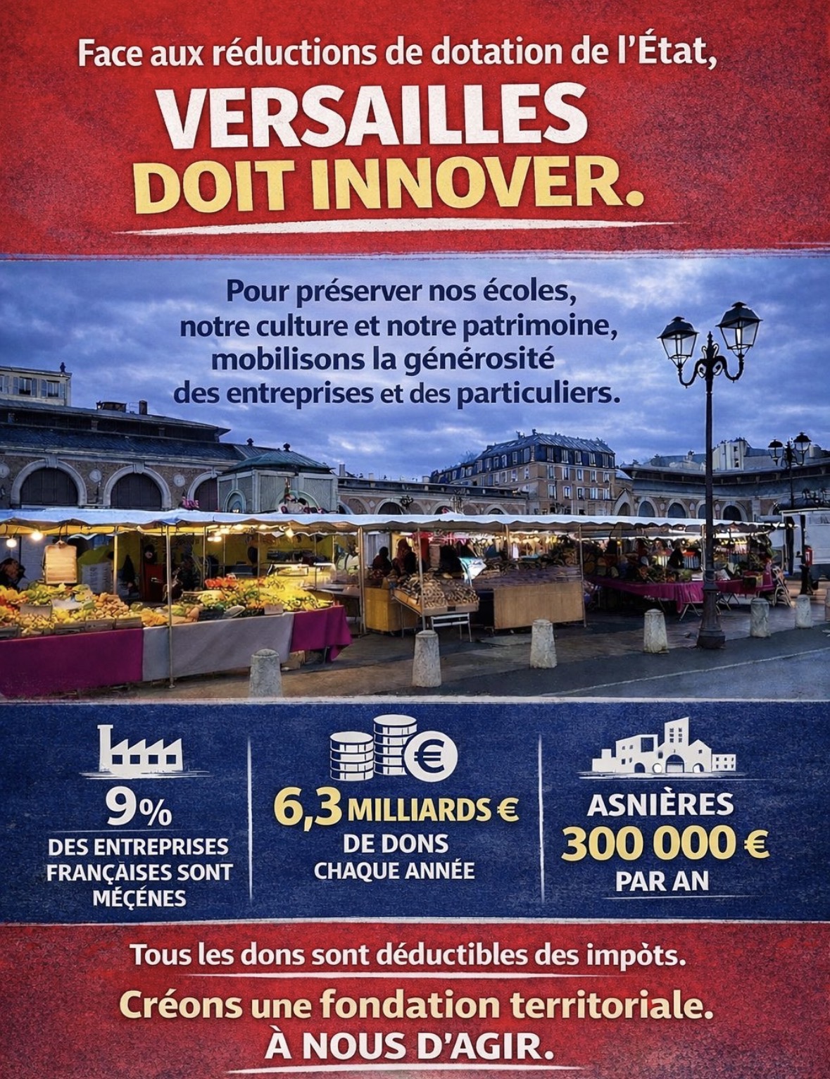 Versailles doit innover